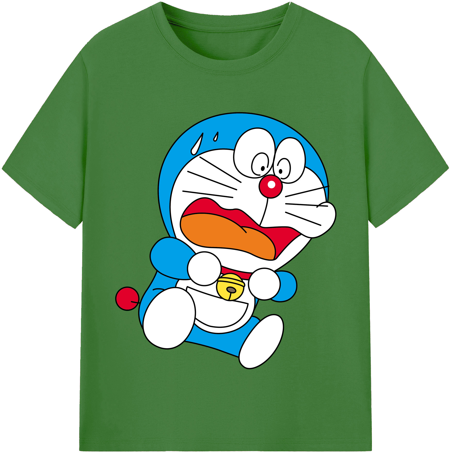 （画像用） ドラえもん Doraemon レディースカジュアルプリントTシャツ（綿100％）